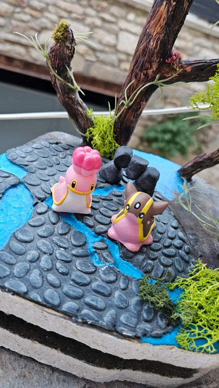 Super figurine Pokemon Nintendo finger puppet évolution sancoki