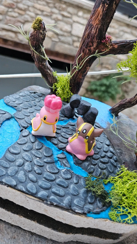 Super figurine Pokemon Nintendo finger puppet évolution sancoki