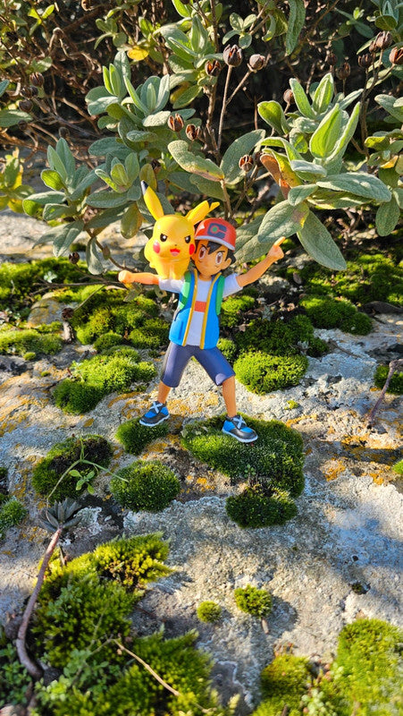 Super figurine Pokemon Nintendo sacha et son pikachu