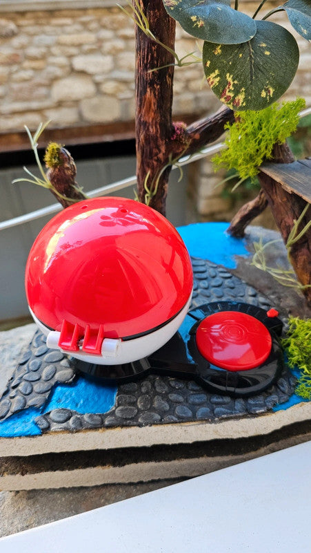Super figurine Pokemon Nintendo snubbull avec ca pokeball attaché