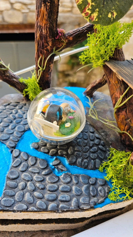 Super figurine Pokemon Nintendo boule terrarium pikachu et Brindibou