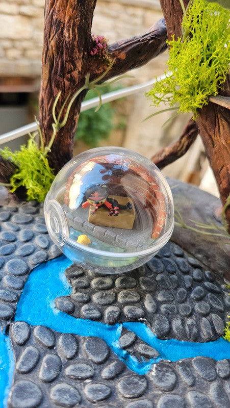 Super figurine Pokemon Nintendo boule terrarium flamiaou