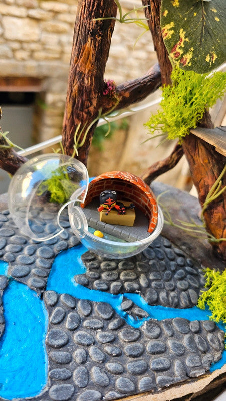 Super figurine Pokemon Nintendo boule terrarium flamiaou