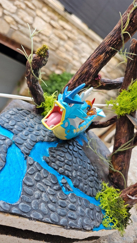 Super figurine Pokemon Nintendo Leviator et son chimpenfeu