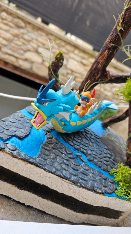 Super figurine Pokemon Nintendo Leviator et son chimpenfeu