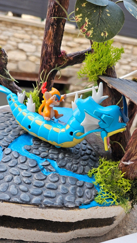 Super figurine Pokemon Nintendo Leviator et son chimpenfeu