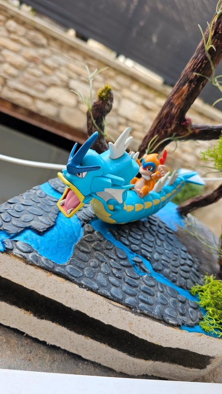 Super figurine Pokemon Nintendo Leviator et son chimpenfeu