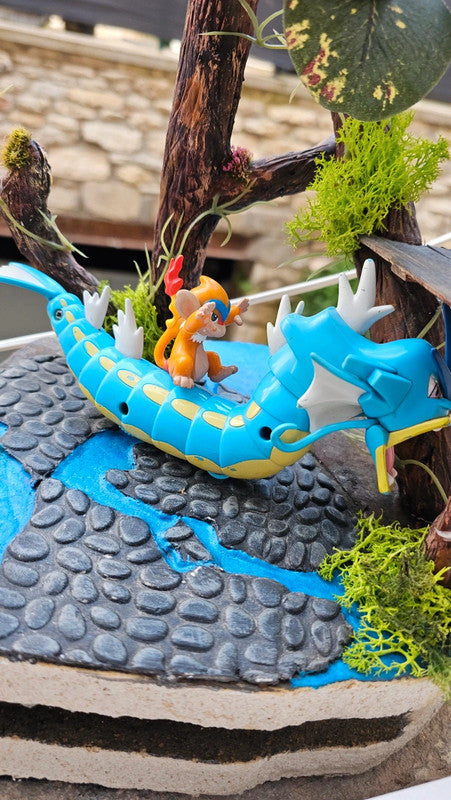 Super figurine Pokemon Nintendo Leviator et son chimpenfeu