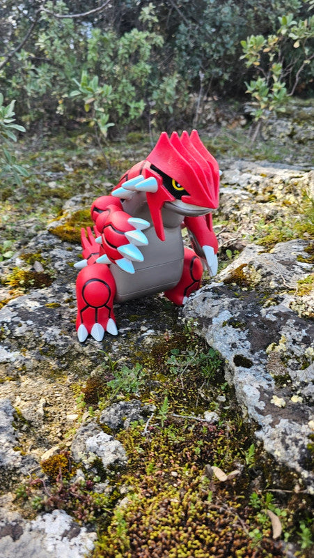 Super grande figurine Pokemon Nintendo tomy groudon