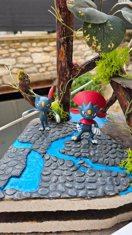 Super figurine Pokemon Nintendo Évolution farfuret dimoret