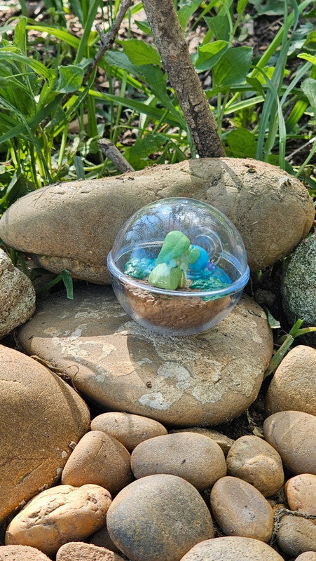 Super figurine Pokemon Nintendo style terrarium Germignon axoloto