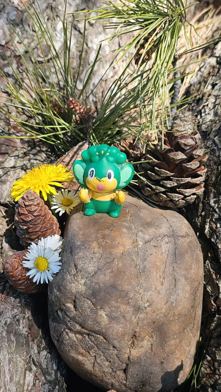Super figurine Pokemon Nintendo finger puppet feuillajou