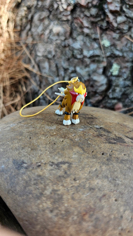 Super petite figurine Pokemon Nintendo porte clé Entei