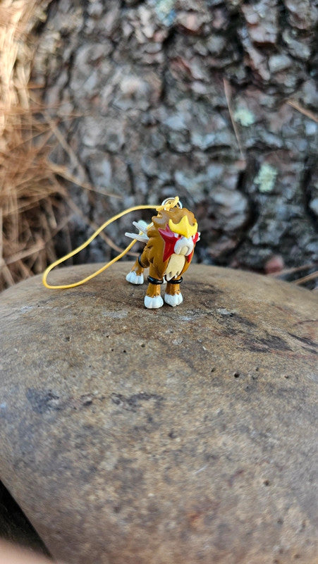 Super petite figurine Pokemon Nintendo porte clé Entei