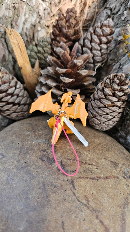 Super figurine Pokemon Nintendo porte clé Dracaufeu