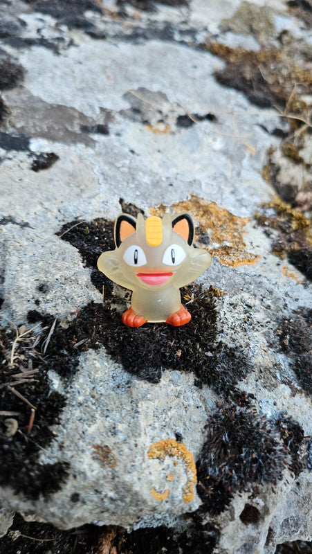 Super figurine Pokemon Nintendo finger puppet miaous transparente