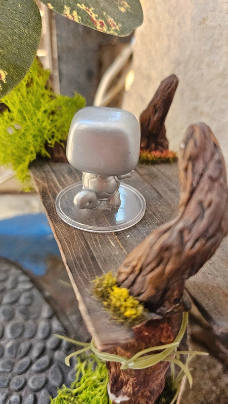 Super figurine Pokemon Nintendo mini pop carapuce argentée