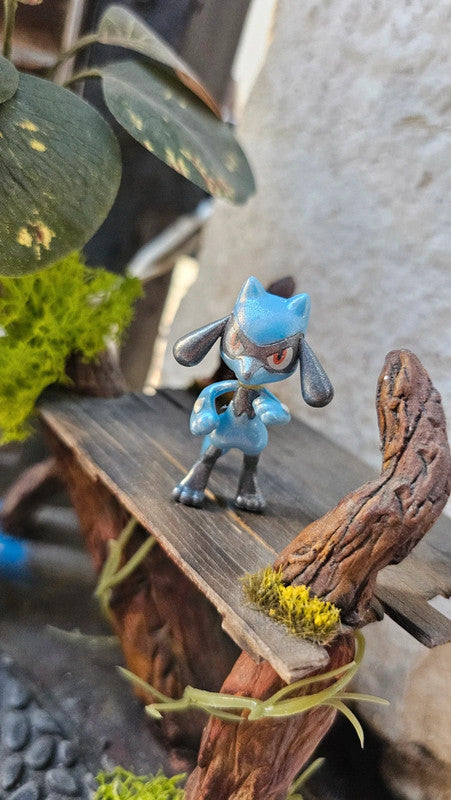 Super figurine Pokemon Nintendo riolu effet brillant