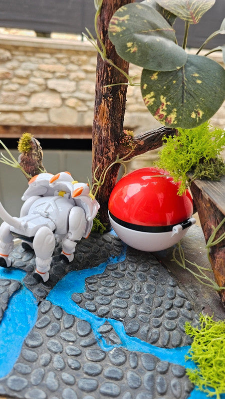 Super figurine Pokemon pliable en boule solgaleo