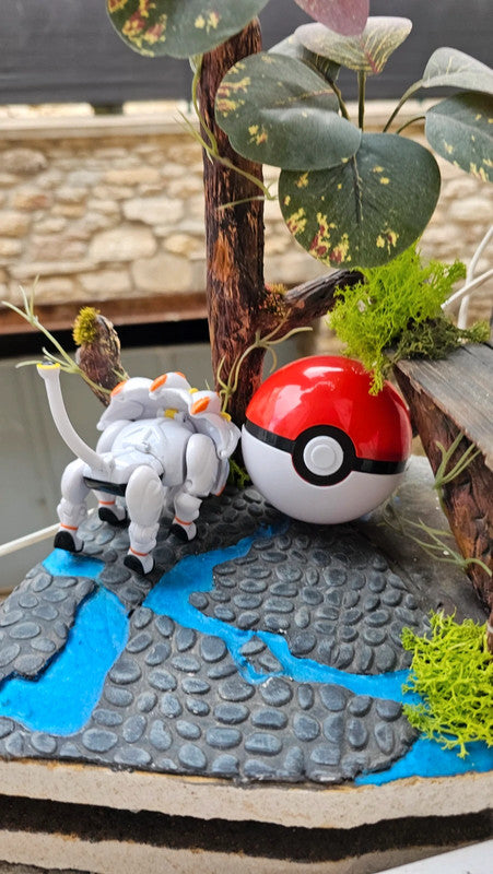 Super figurine Pokemon pliable en boule solgaleo