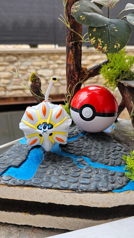 Super figurine Pokemon pliable en boule solgaleo