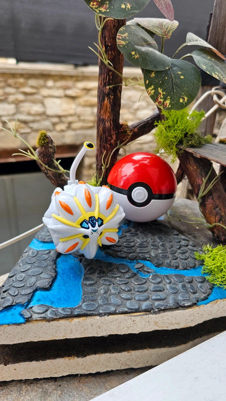 Super figurine Pokemon pliable en boule solgaleo