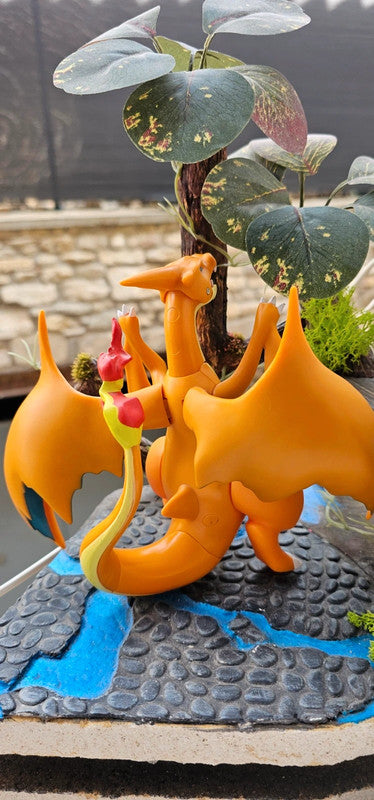Super grande figurine Pokemon Nintendo tomy Mega-Dracaufeu