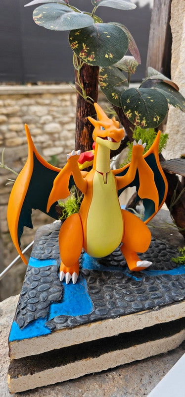 Super grande figurine Pokemon Nintendo tomy Mega-Dracaufeu