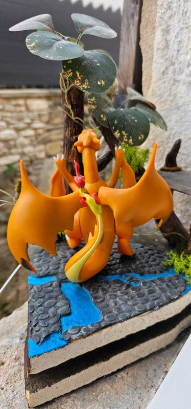 Super grande figurine Pokemon Nintendo tomy Mega-Dracaufeu