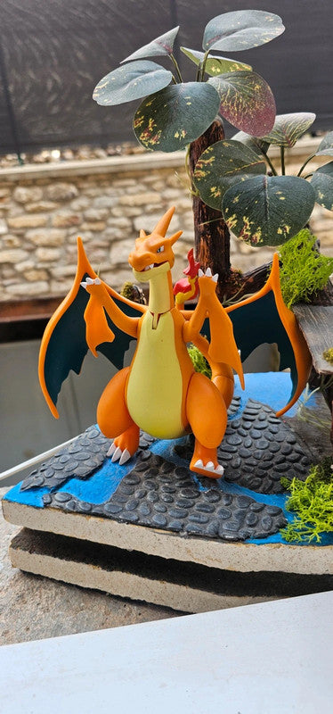 Super grande figurine Pokemon Nintendo tomy Mega-Dracaufeu