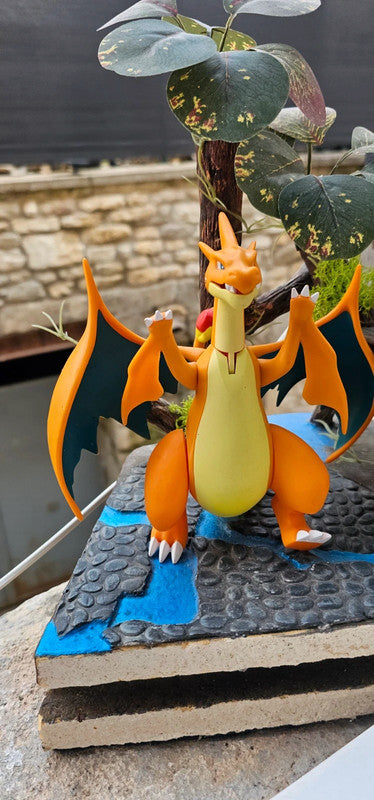 Super grande figurine Pokemon Nintendo tomy Mega-Dracaufeu