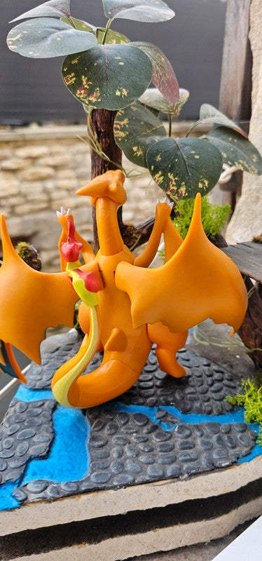 Super grande figurine Pokemon Nintendo tomy Mega-Dracaufeu
