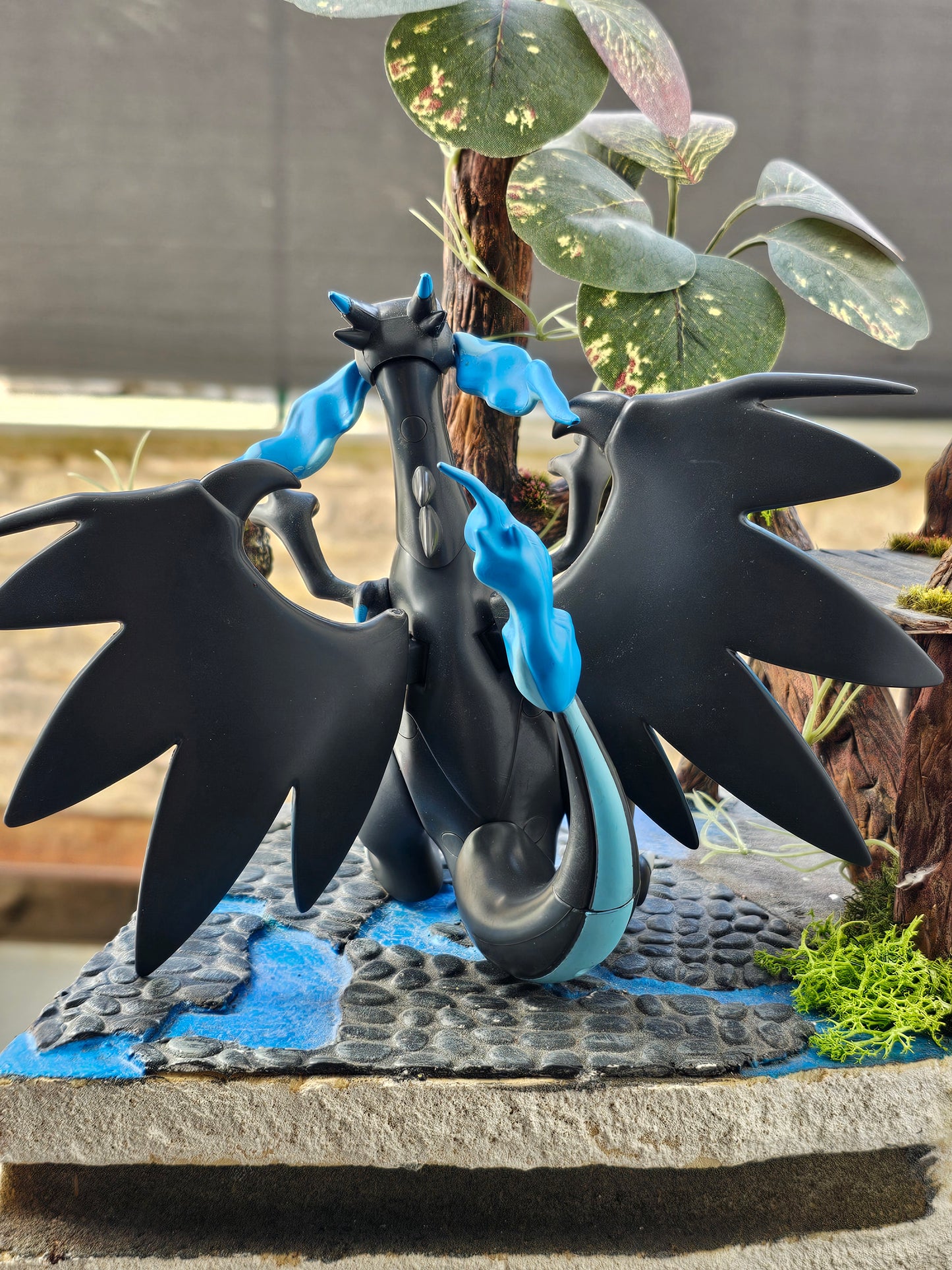 Super grande figurine Pokemon Nintendo Mega-Dracaufeu Shiny