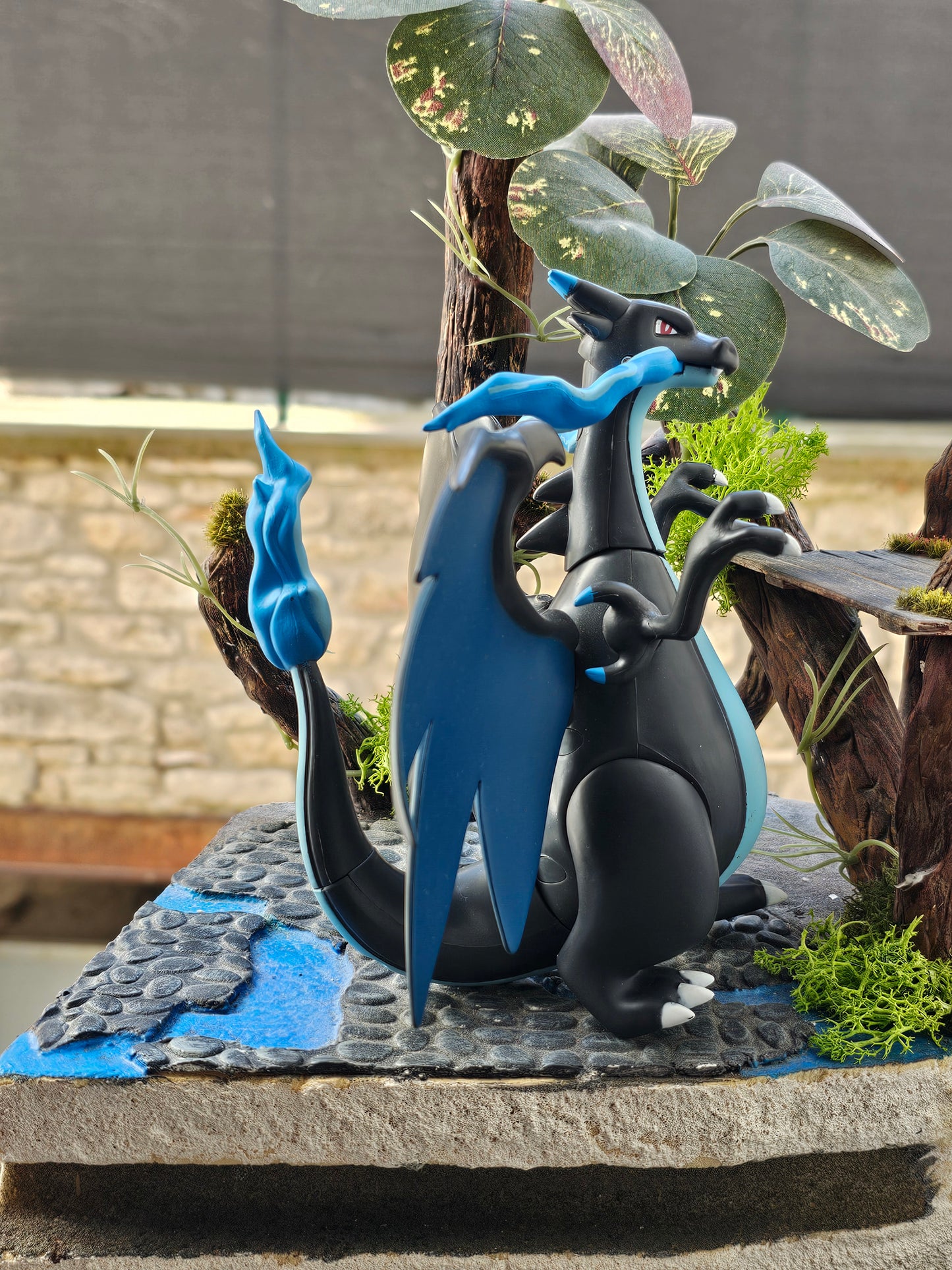 Super grande figurine Pokemon Nintendo Mega-Dracaufeu Shiny