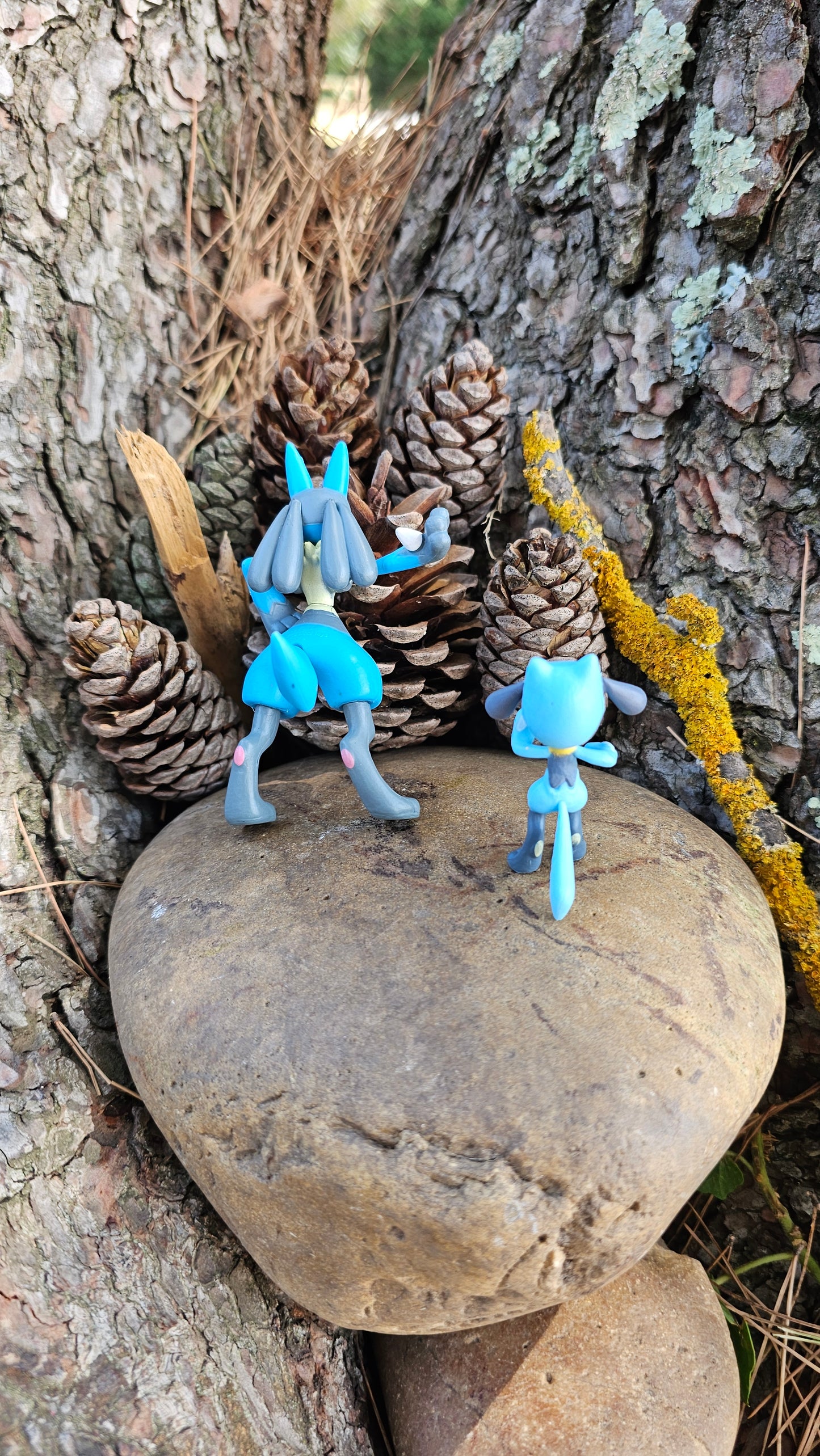 Figurine Pokemon Nintendo Évolution riolu lucario