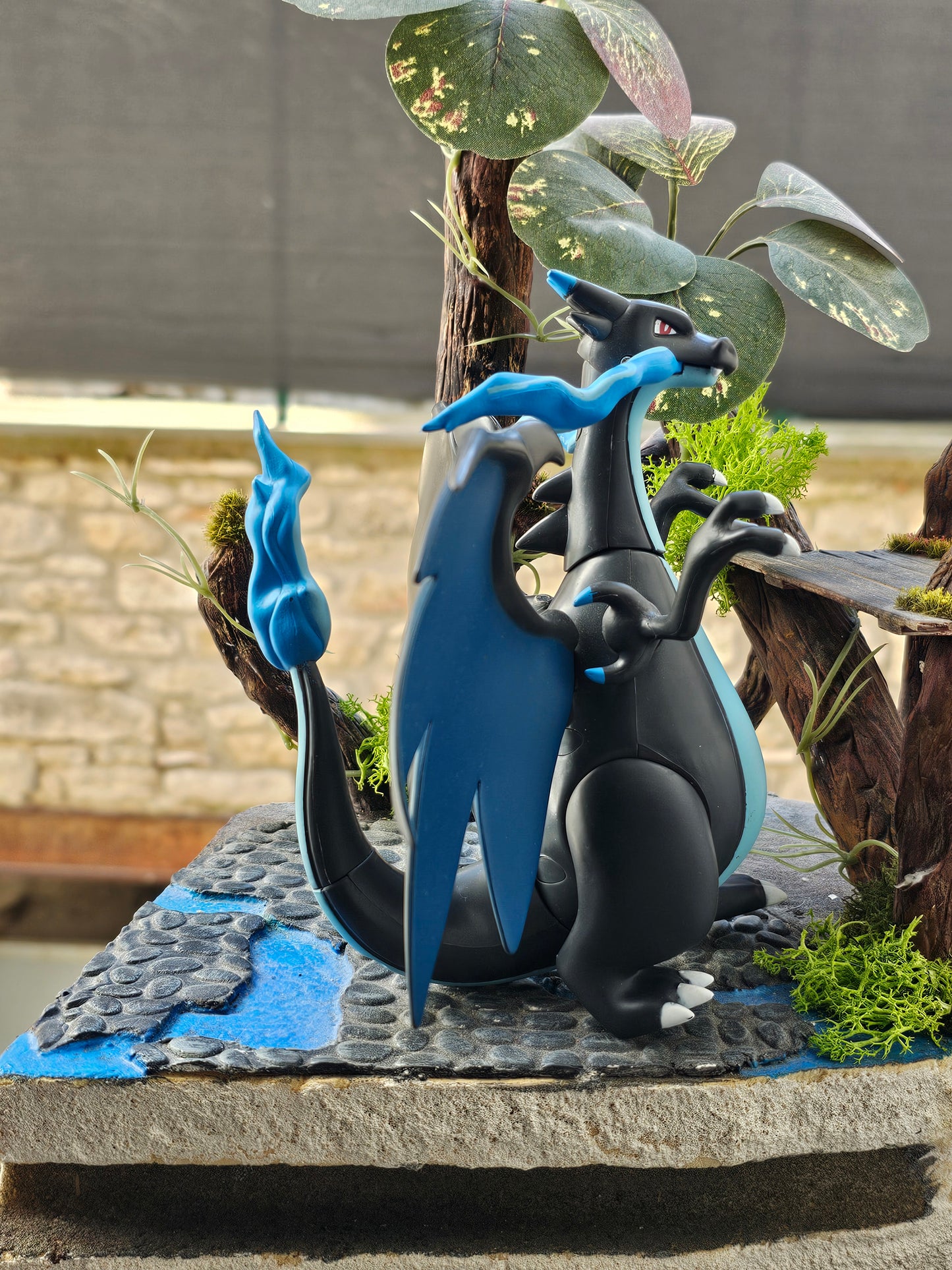 Super grande figurine Pokemon Nintendo Mega-Dracaufeu Shiny