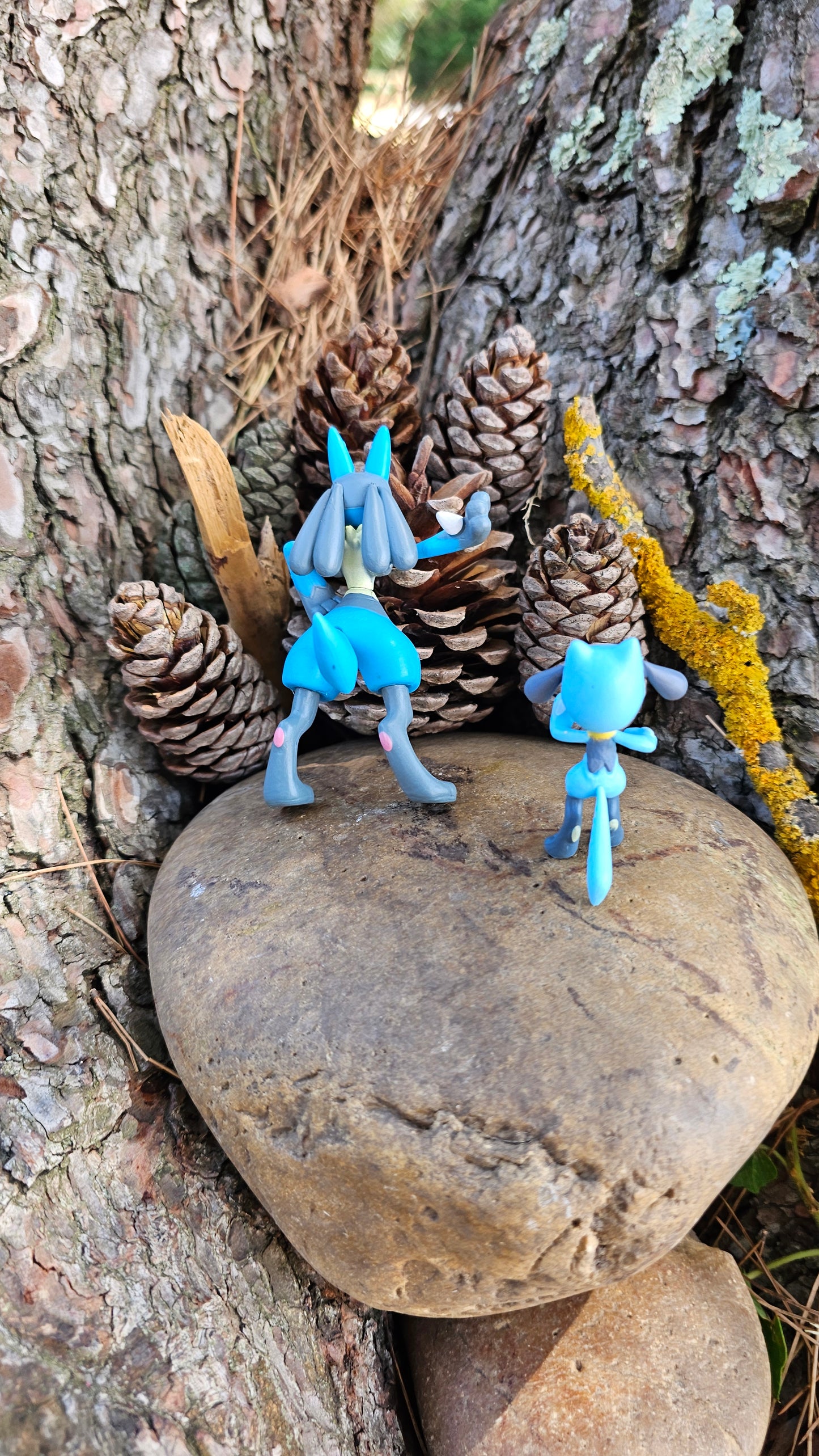 Figurine Pokemon Nintendo Évolution riolu lucario