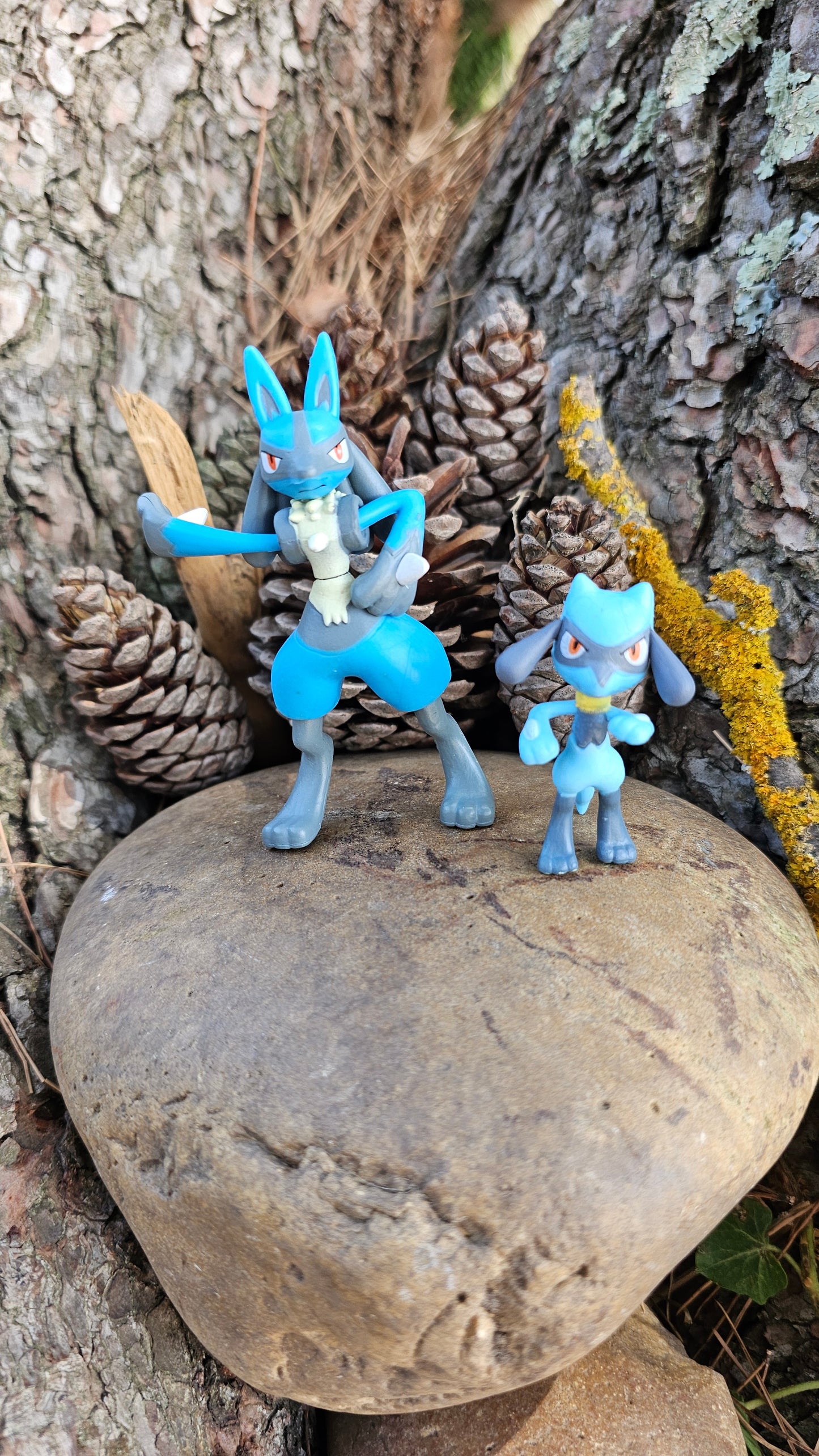 Figurine Pokemon Nintendo Évolution riolu lucario