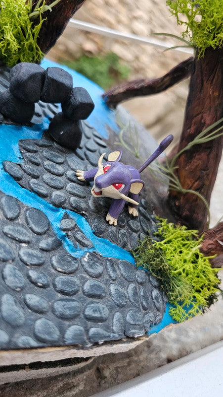 Super figurine Pokemon Nintendo tomy C.G.T.S.J rattata