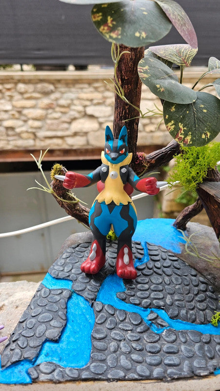 Super figurine Pokemon Nintendo mega-lucario