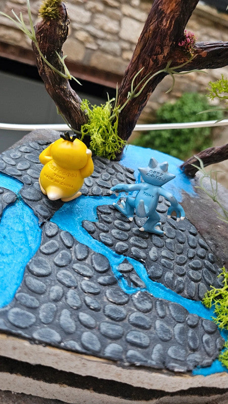 Super figurine Pokemon Nintendo tomy C.G.T.S.J évolution Psykokwak Akwakwak