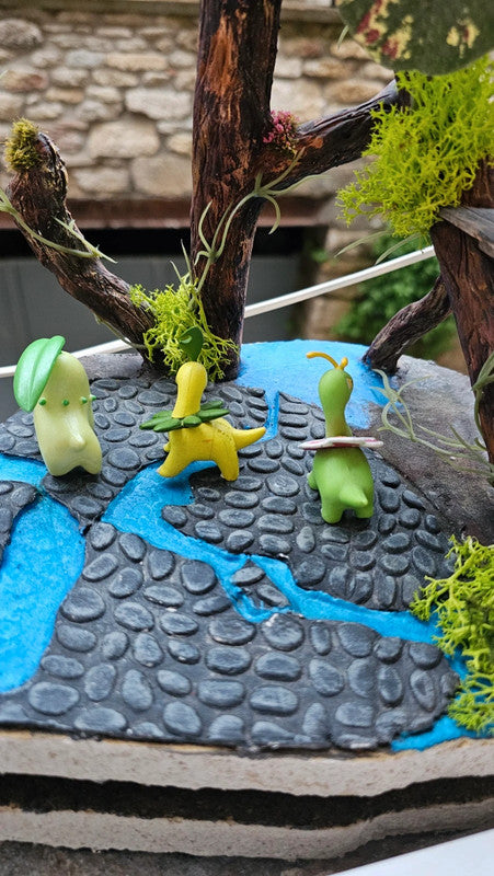 Super figurine Pokemon Nintendo Évolution Germignon Macronium meganium