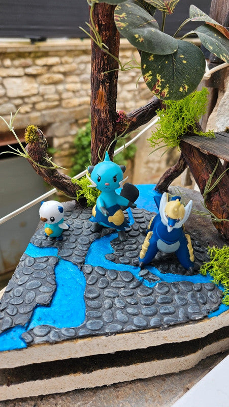 Super figurine Pokemon Nintendo Évolution Moustillon mateloutre clamiral