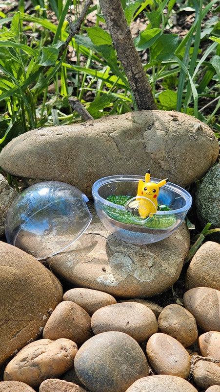 Super figurine Pokemon Nintendo style terrarium pikachu