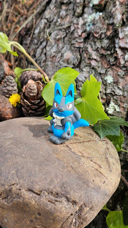 Super figurine Pokemon Nintendo finger puppet lucario