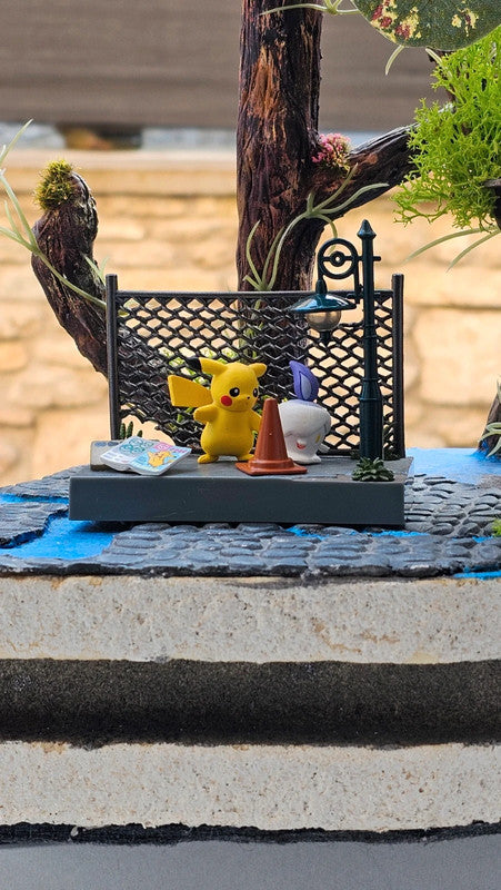 Super figurine Pokemon Nintendo diorama pikachu