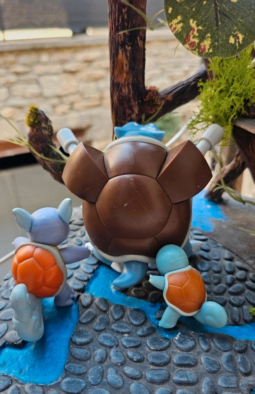 Super figurine Pokemon Nintendo Évolution carapuce Carabaffe tortank