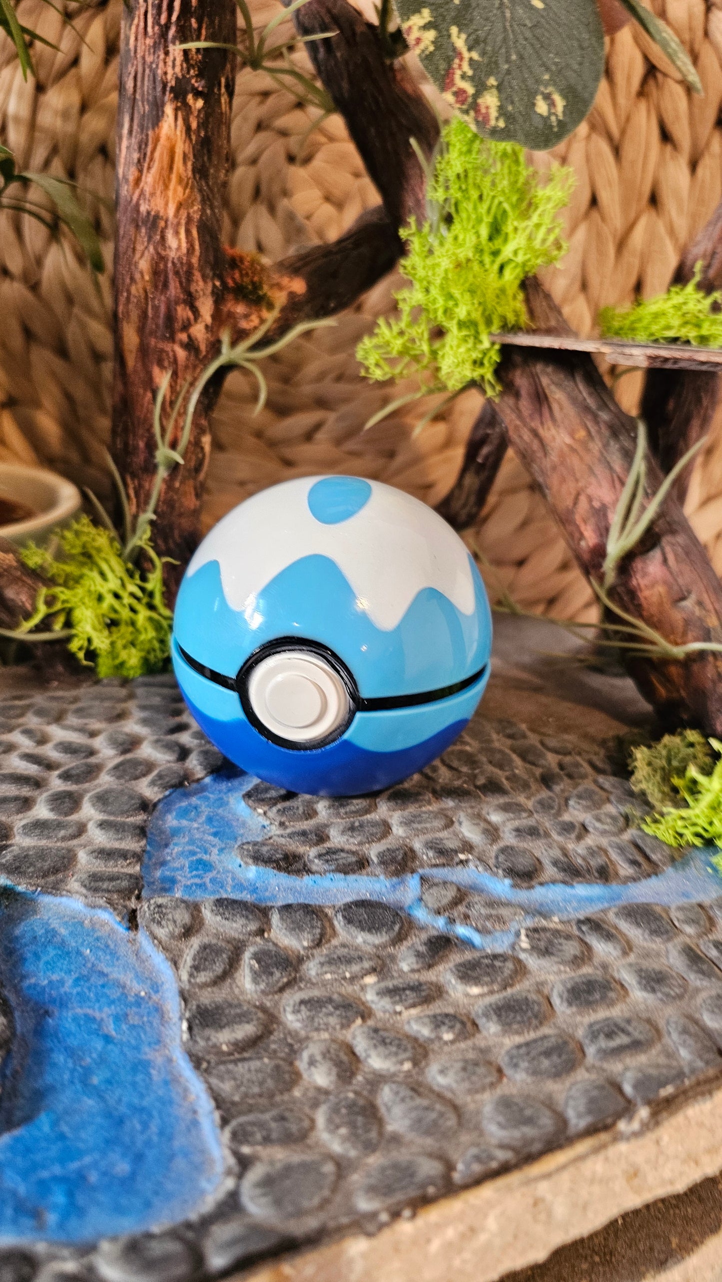 Super pokeball aqua ball clip n go pour figurine Pokemon Nintendo