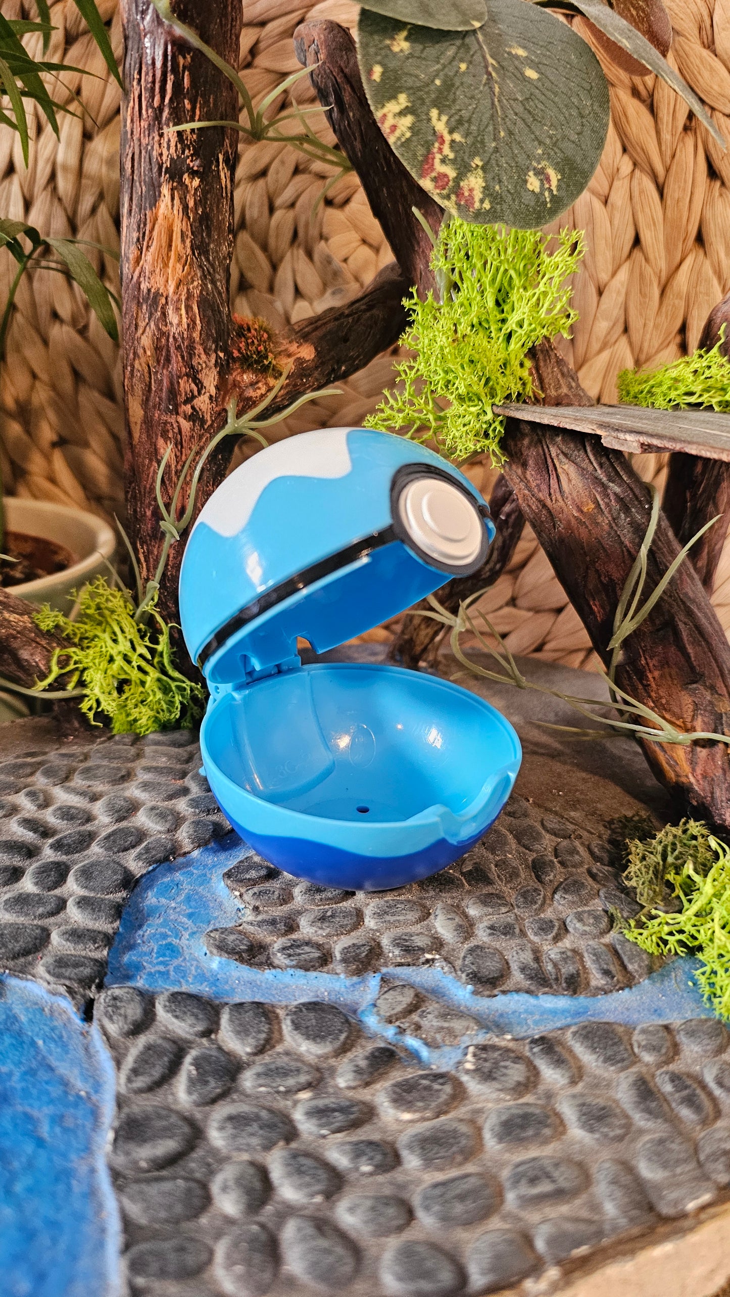 Super pokeball aqua ball clip n go pour figurine Pokemon Nintendo