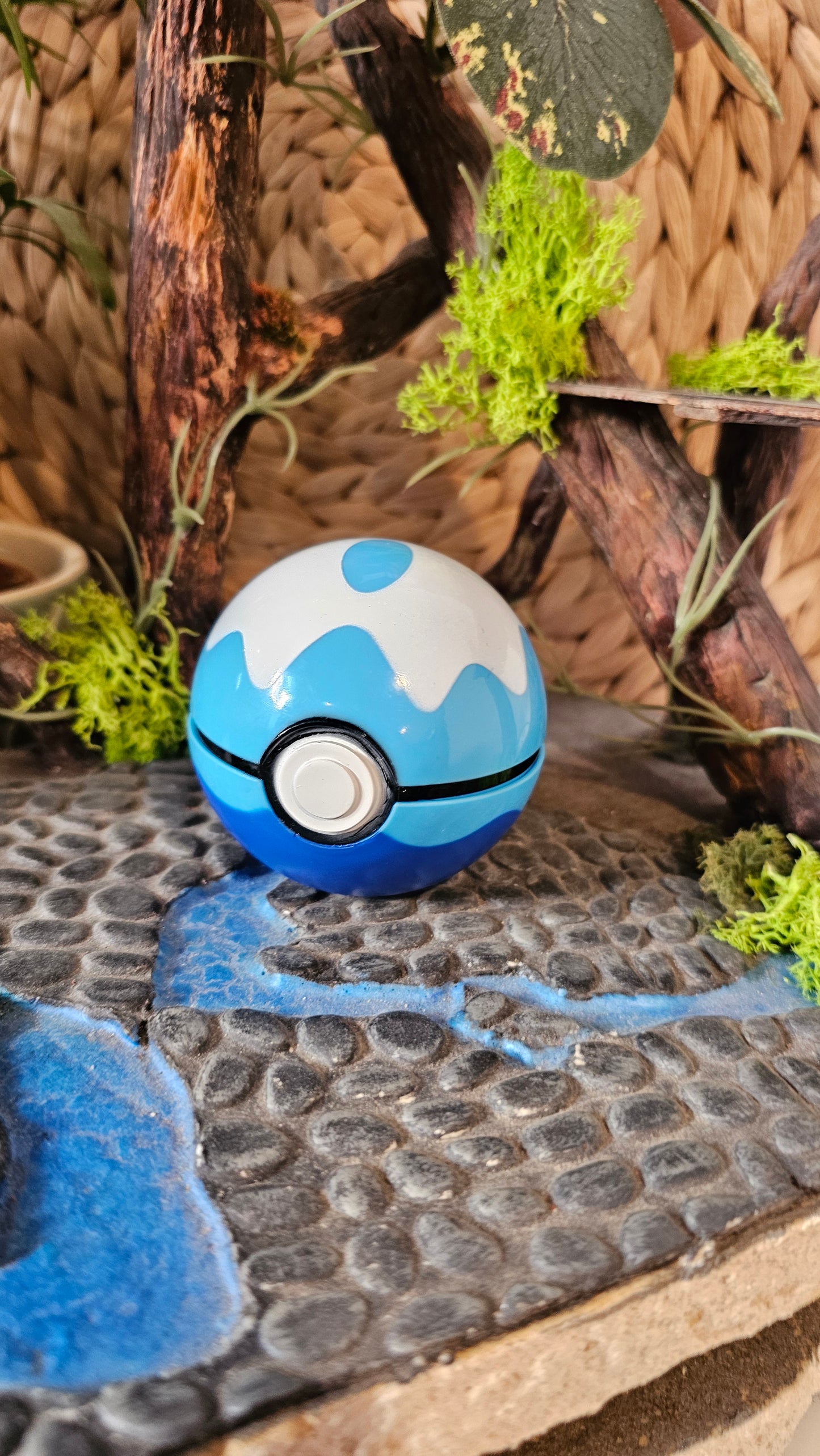 Super pokeball aqua ball clip n go pour figurine Pokemon Nintendo